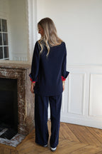 Arsène Marine - Pantalón recto