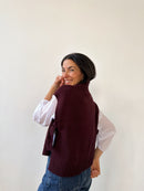 Gilet Julieta Burgundy