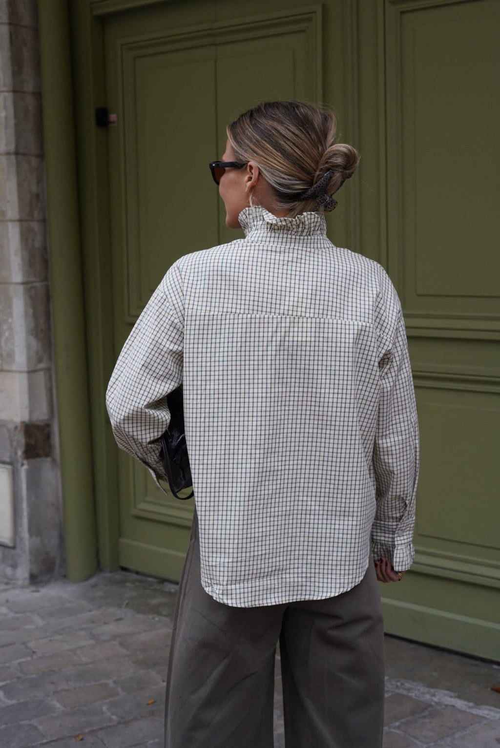 Ecru Checked Eglantine Shirt