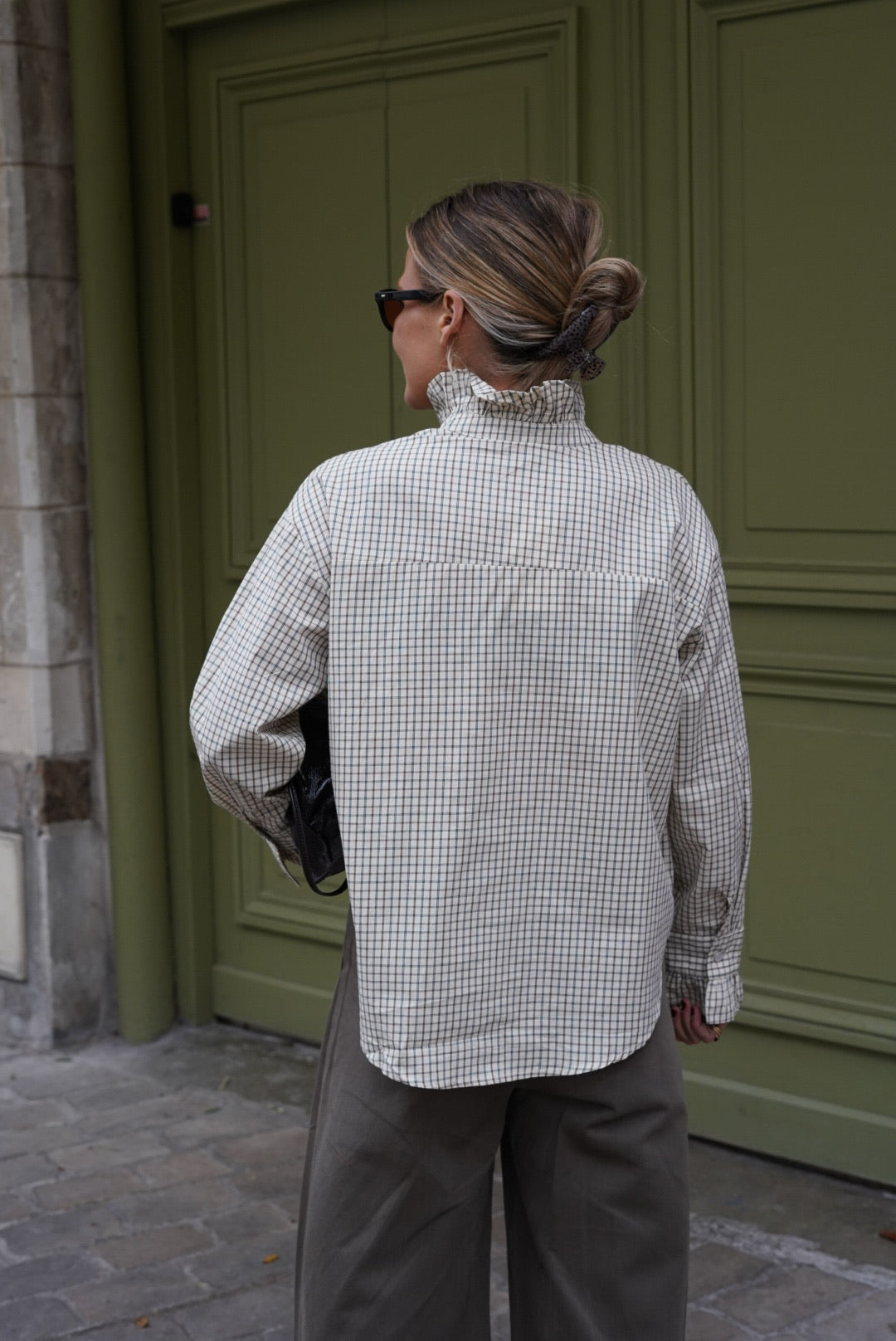 Ecru Checked Eglantine Shirt