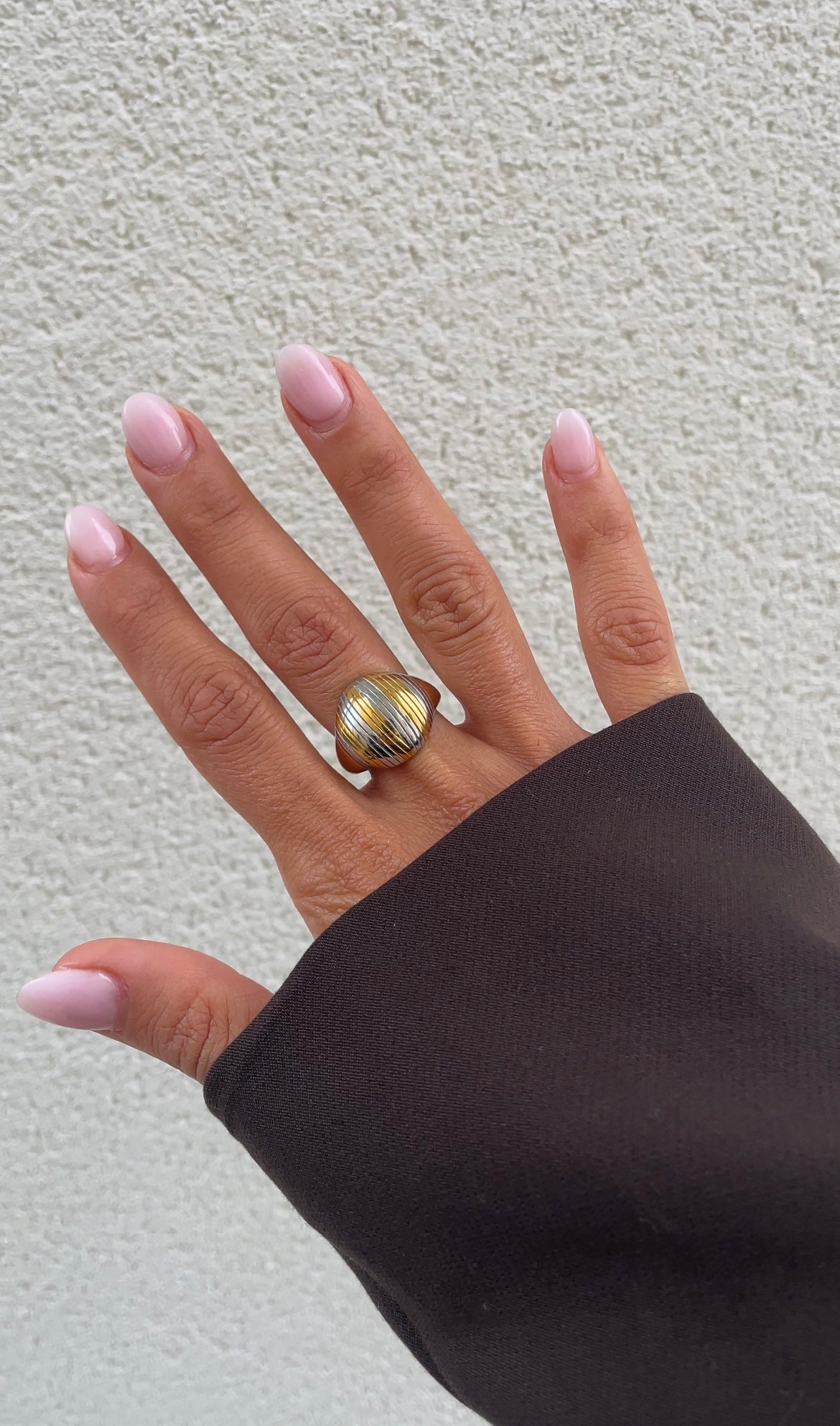 Bague Bicolor Dome