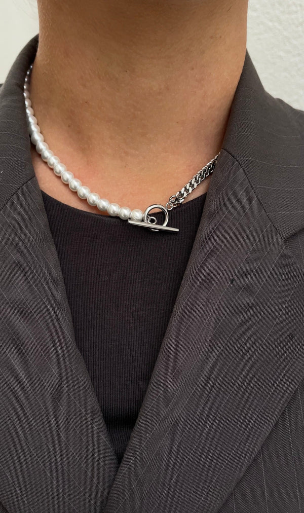 Naszyjnik Pearl X Chain
