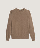 Pull Col Rond - Marron Taupe Chine - Homme