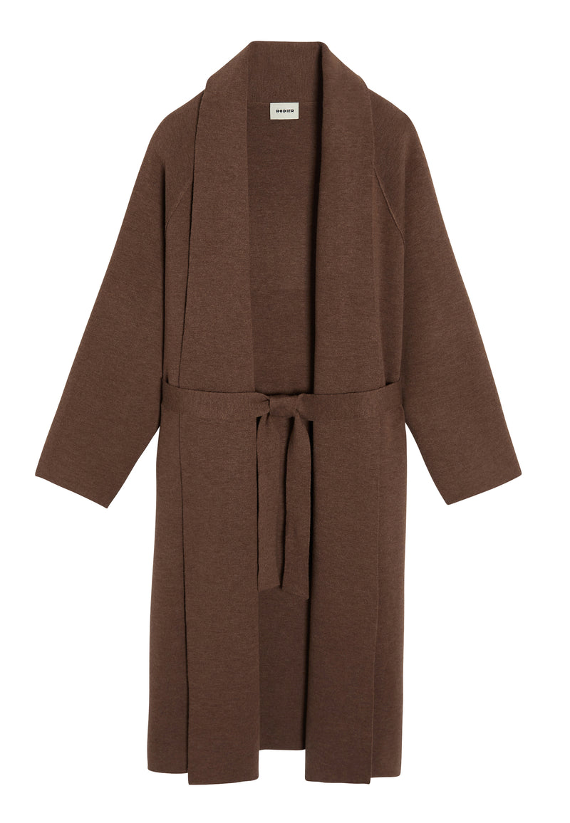Abrigo largo - Marrón Habana - Mujer