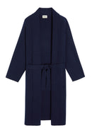 Abrigo Largo - Azul Medianoche - Mujer