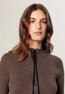 Vestido Cremallera - Marrón Habana - Mujer