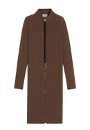 Vestido Cremallera - Marrón Habana - Mujer