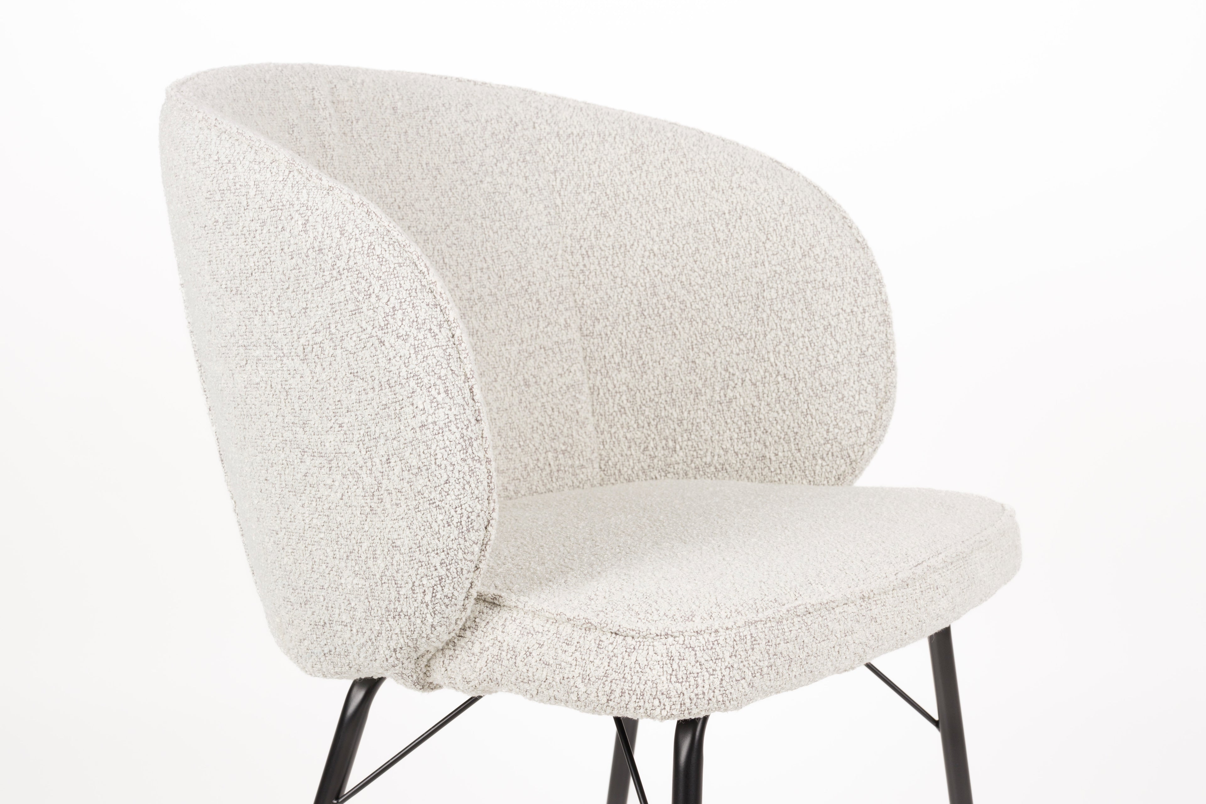 Joa - Dining Chair - Polyester - Beige
