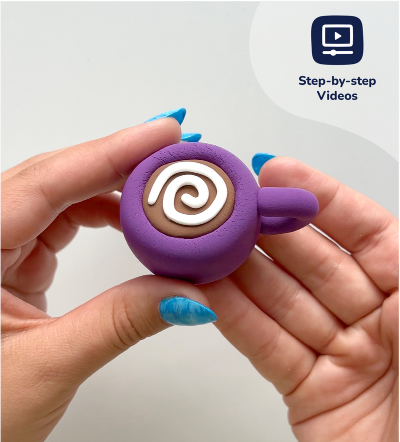 Foam Dough Collectibles: Tiny Yums - Coffee & Croissant
