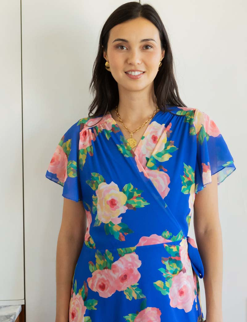 Robe Royal Fleurie Hasina