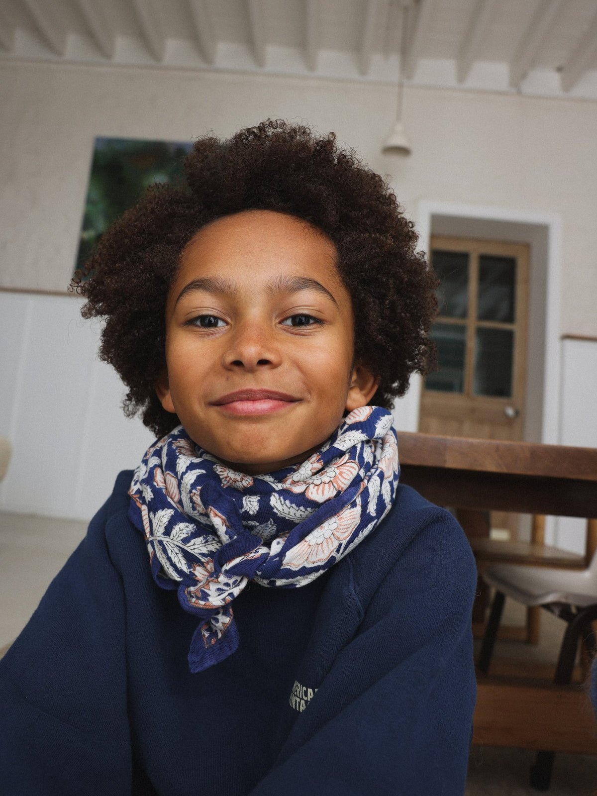 Foulard Adulte Dheli Cobalt