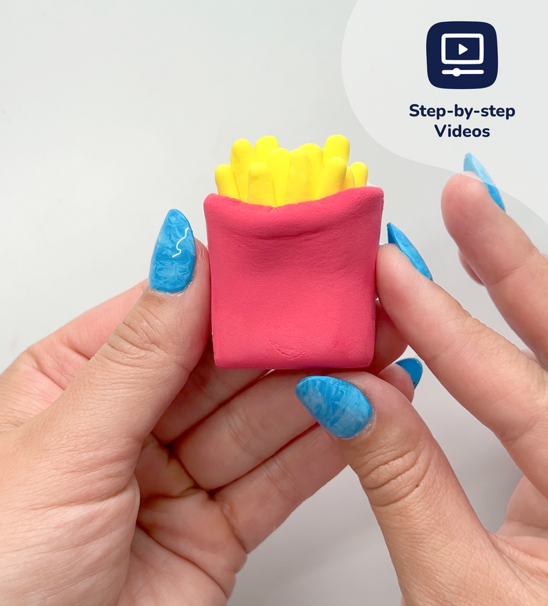 Foam Dough Collectibles: Tiny Yums - Burger & Fries