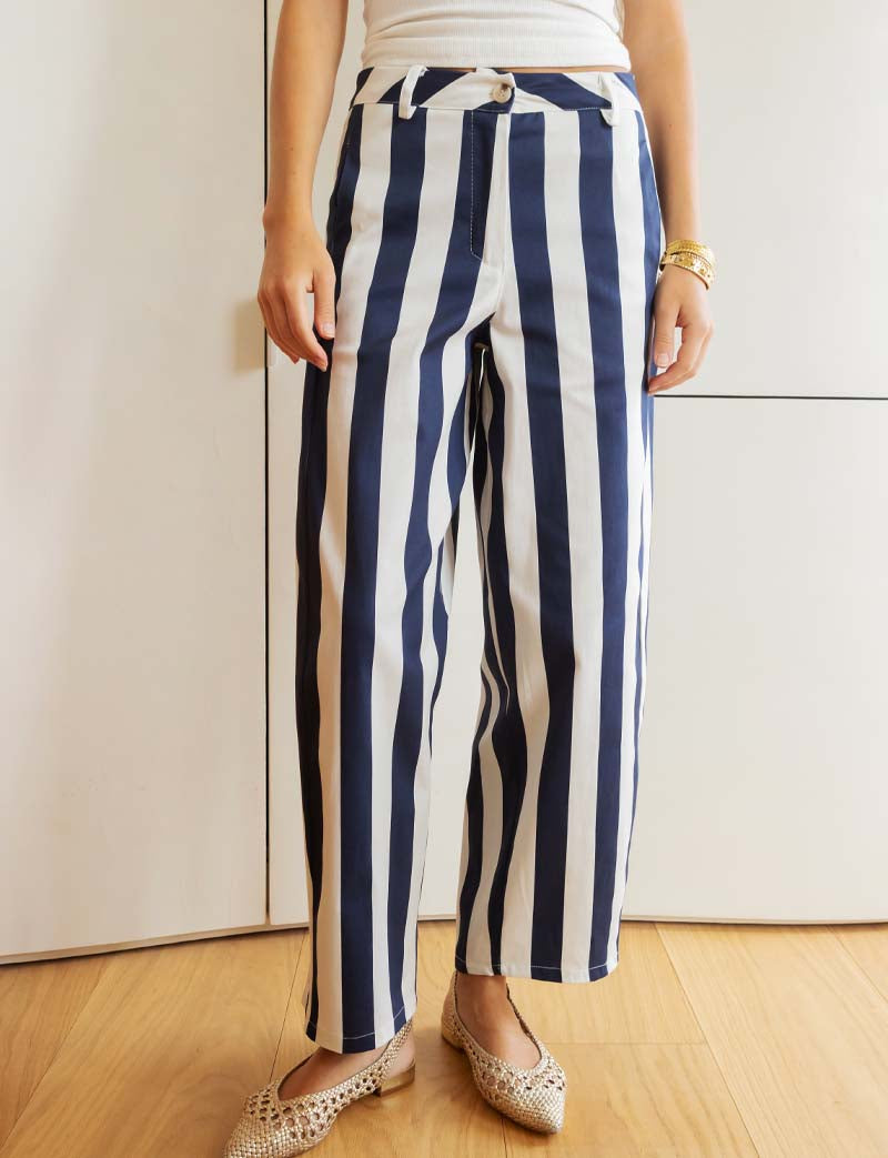 Gestreepte Jeans Marine Barel