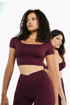 Capri Crossed Lift - Deep Purple