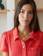 Koraalkleurige Jumpsuit Forto