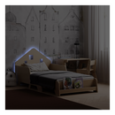 Lit Cabane Extensible Avec Éclairage Led