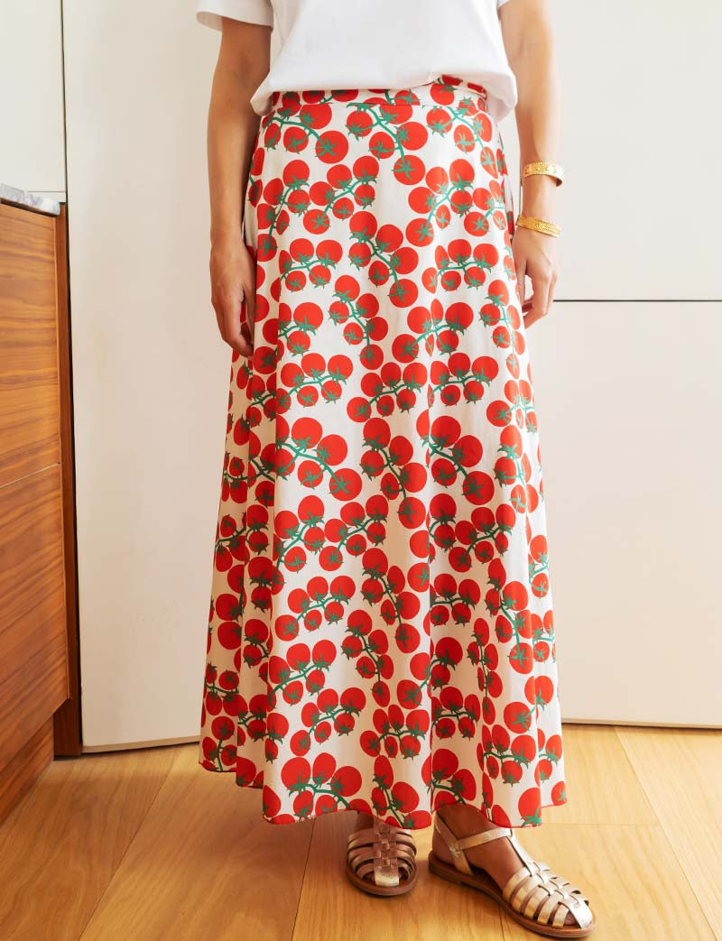 Falda Blanca & Tomates Yvelle