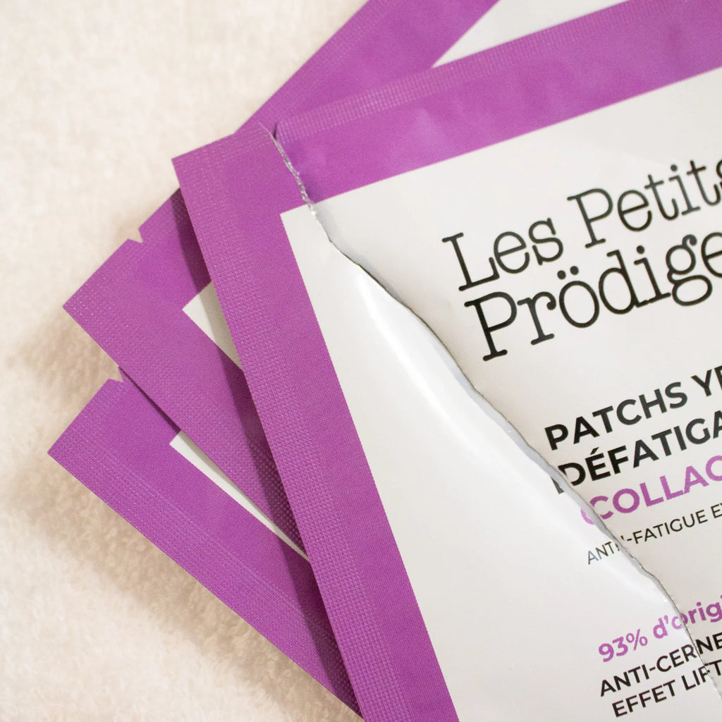 Sachets de patchs yeux anti-cernes et anti-poches au collagène