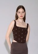 Adina Corset - Chestnut