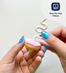 Foam Dough Collectibles: Tiny Yums - Milkshake & Donut