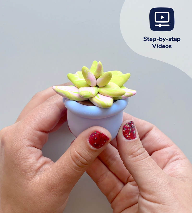 Foam Dough Collectibles: Buds & Blooms - Succulent
