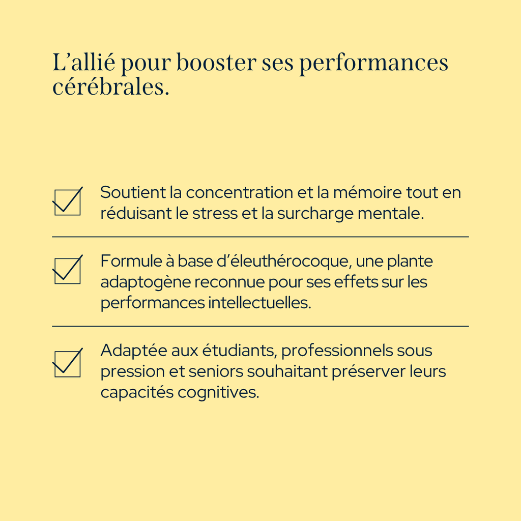 Cure Mémoire & Concentration
