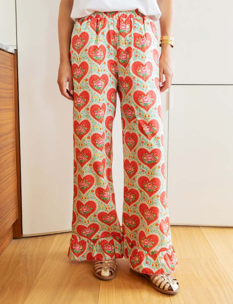 Hose mit Herzmuster Gasty