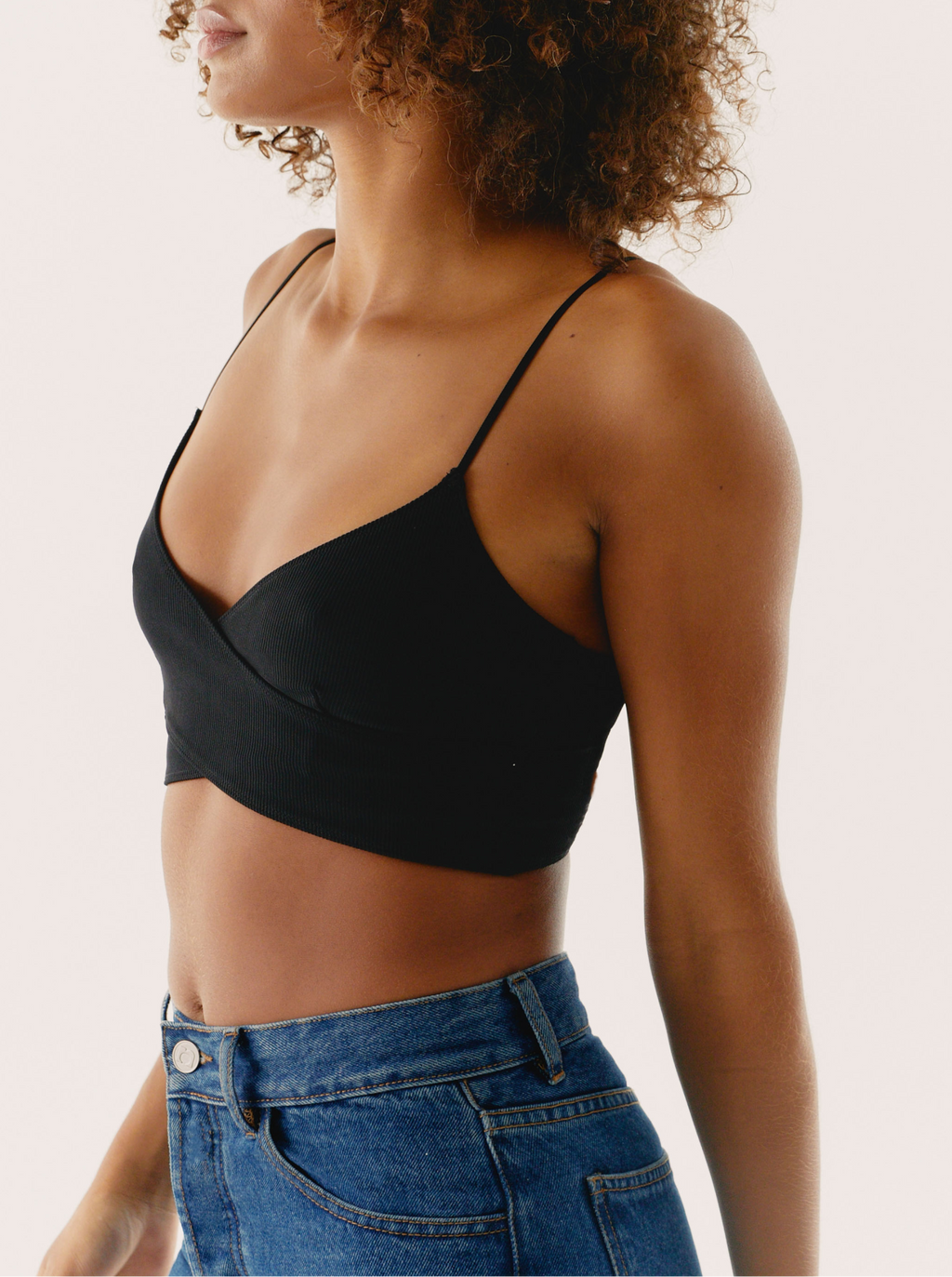 Brassière Crossed Black Noire