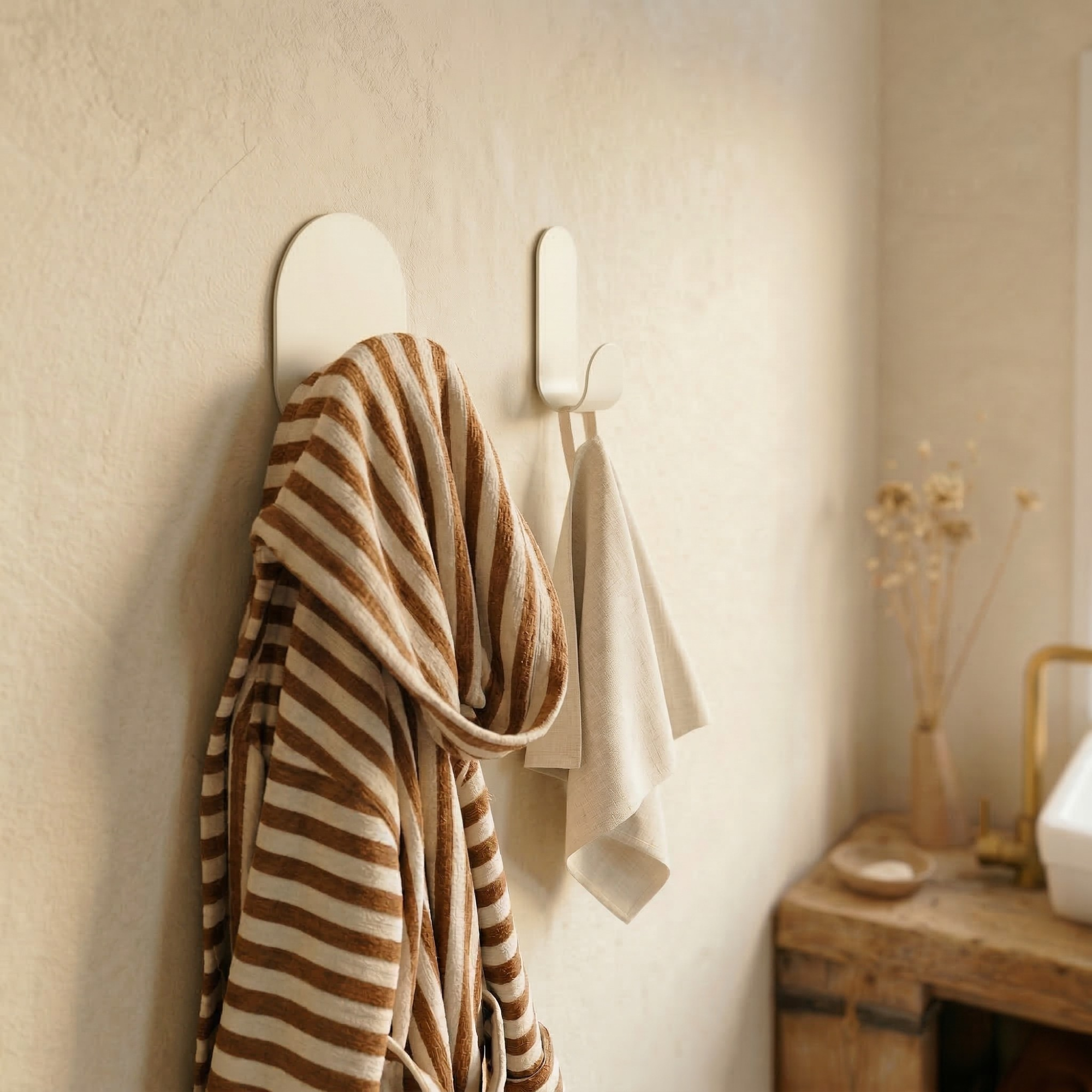 Patère - Le Malin - Modele Large - Crème