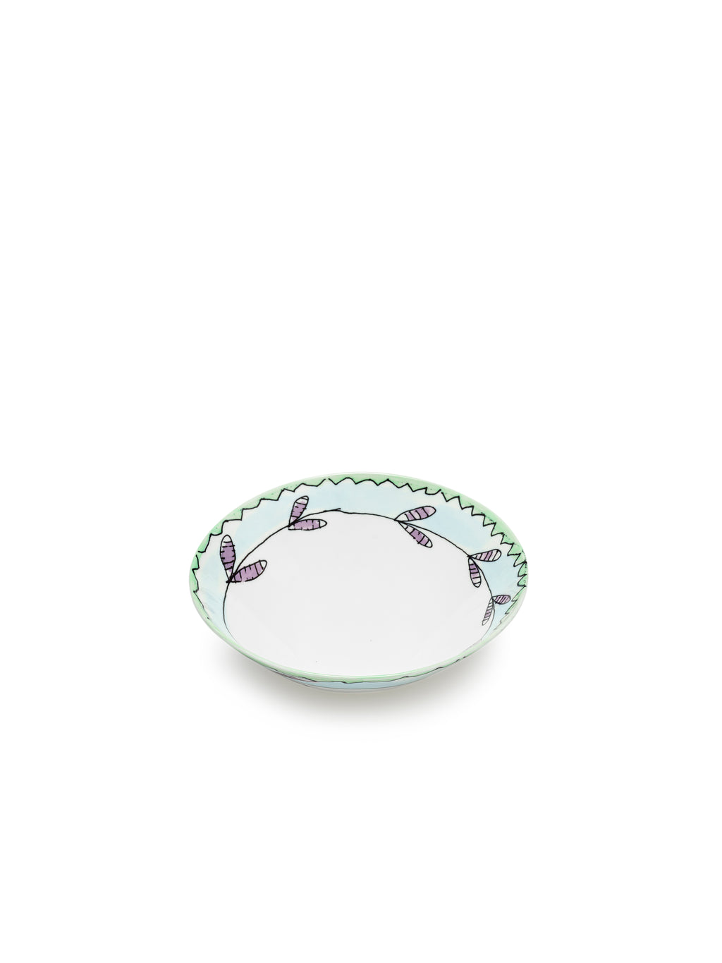 Midnight Flowers - Lot De 2 Bols Bas - M - Porcelaine Bone China - Blossom Milk