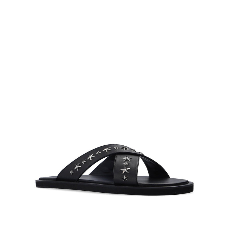 Sandales - Jimmy Choo Palmo Leather - Black