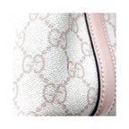 Sac Porté Épaule Gucci Gg Emblem Bucket Bag Toile - Rose