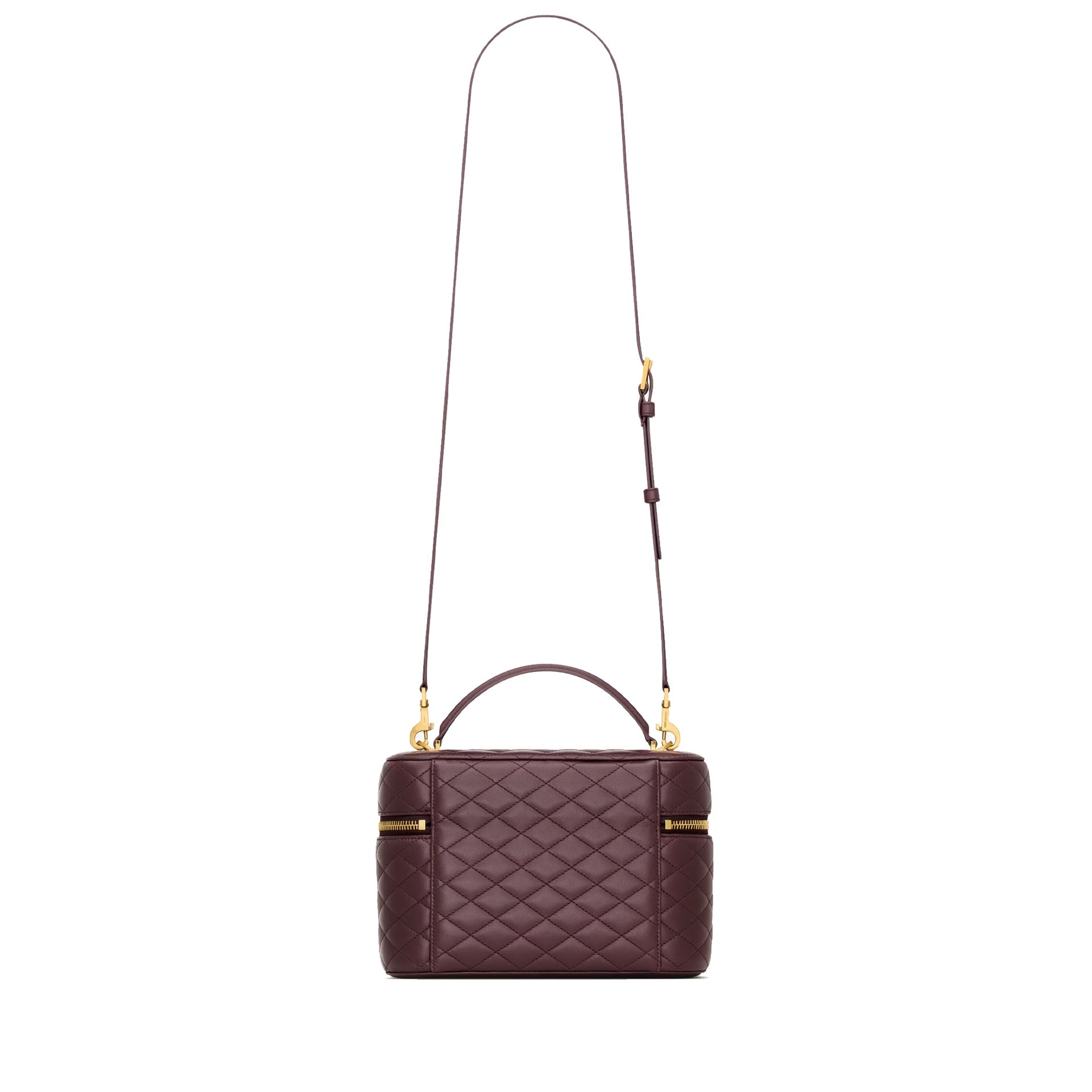 Saint Laurent - Bolso de tocador grande Gaby - Mujeres - Burdeos