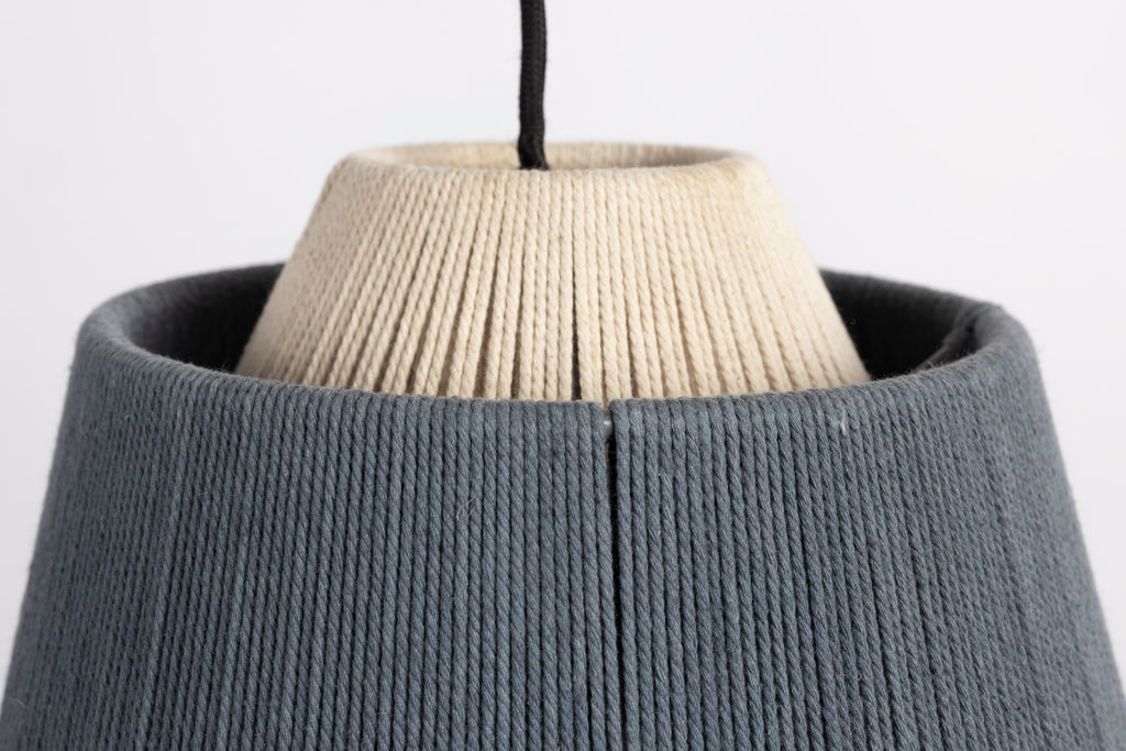 Yumi - Pendant light - Polyester - Blue