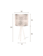 Woodland - Table Lamp - Ash Veneer - Brown/Multicolor