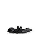 Ballerines - Alaia Sphere Leather Mary Jane Flats - Black