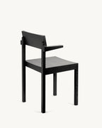 Silent - Chaise À Accoudoirs - Frêne - Coal