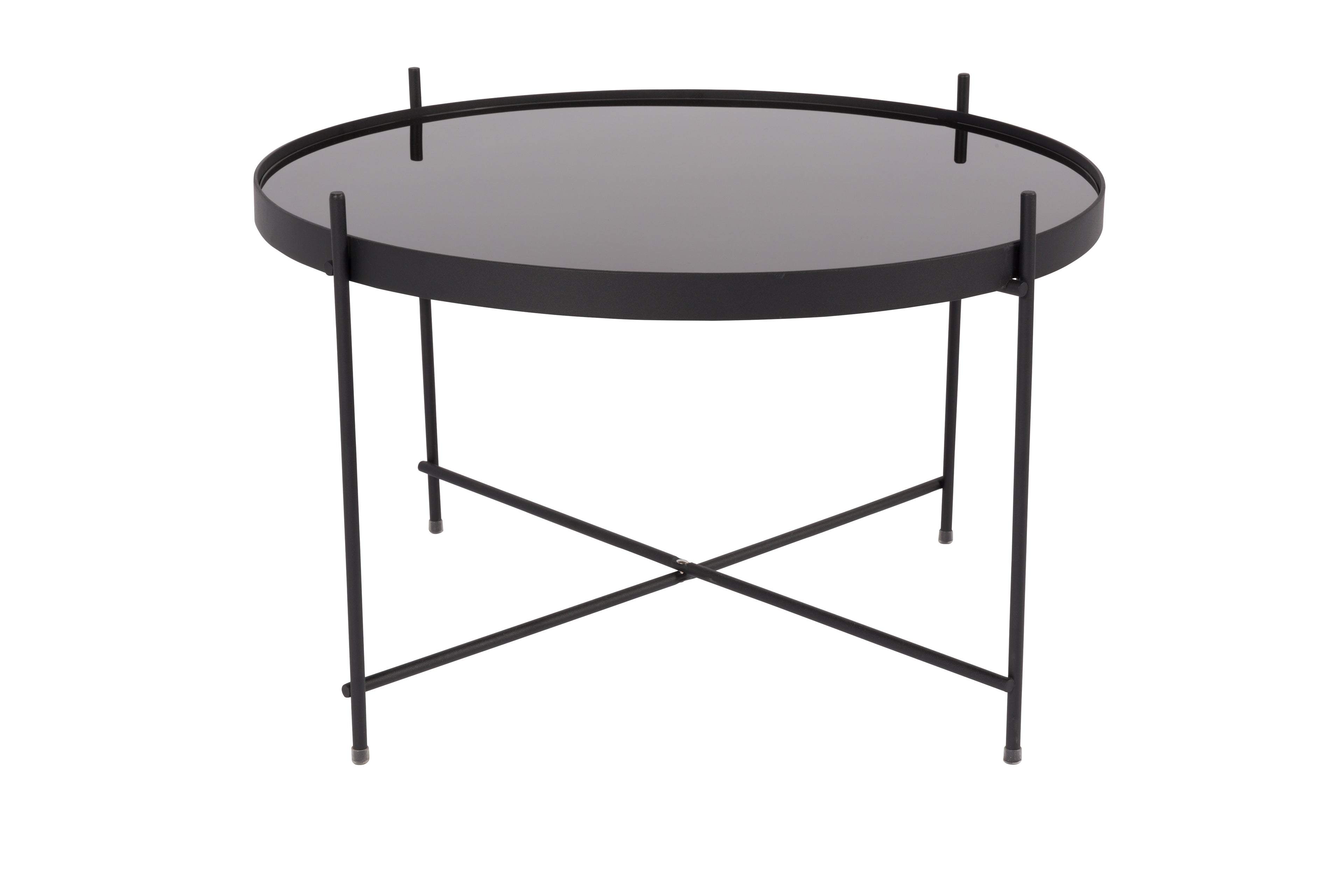 Cupid L - Side Table - Glass - Black