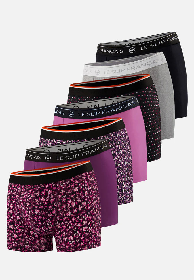 Lot De 7 Boxers En Coton - Multi