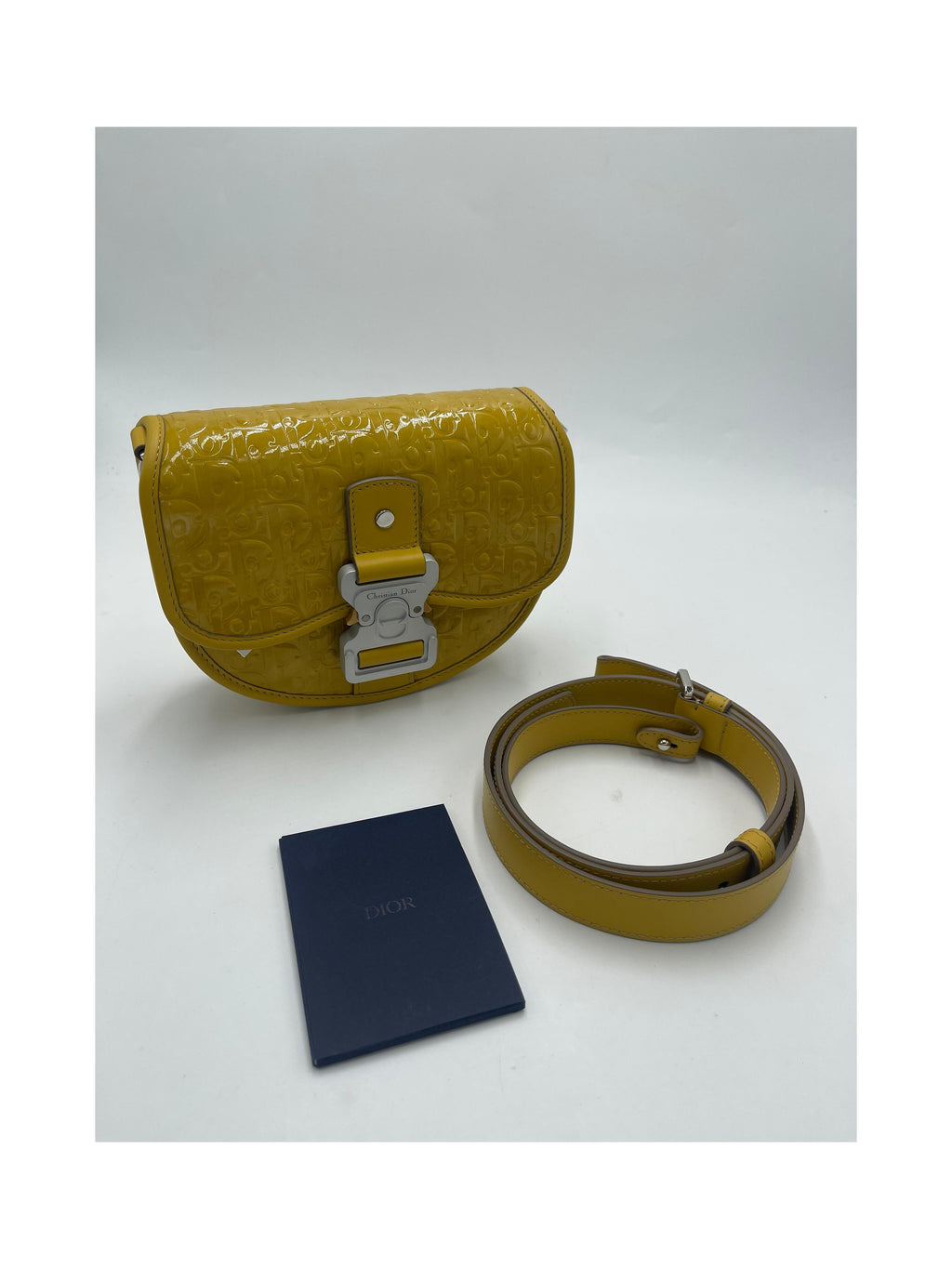 Sac Porté Épaule Christian Dior Saddle Messenger Cuir - Imprimé