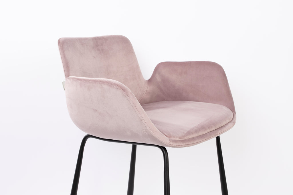 Brit - Bar & Counter Stool - Polyester - Pink