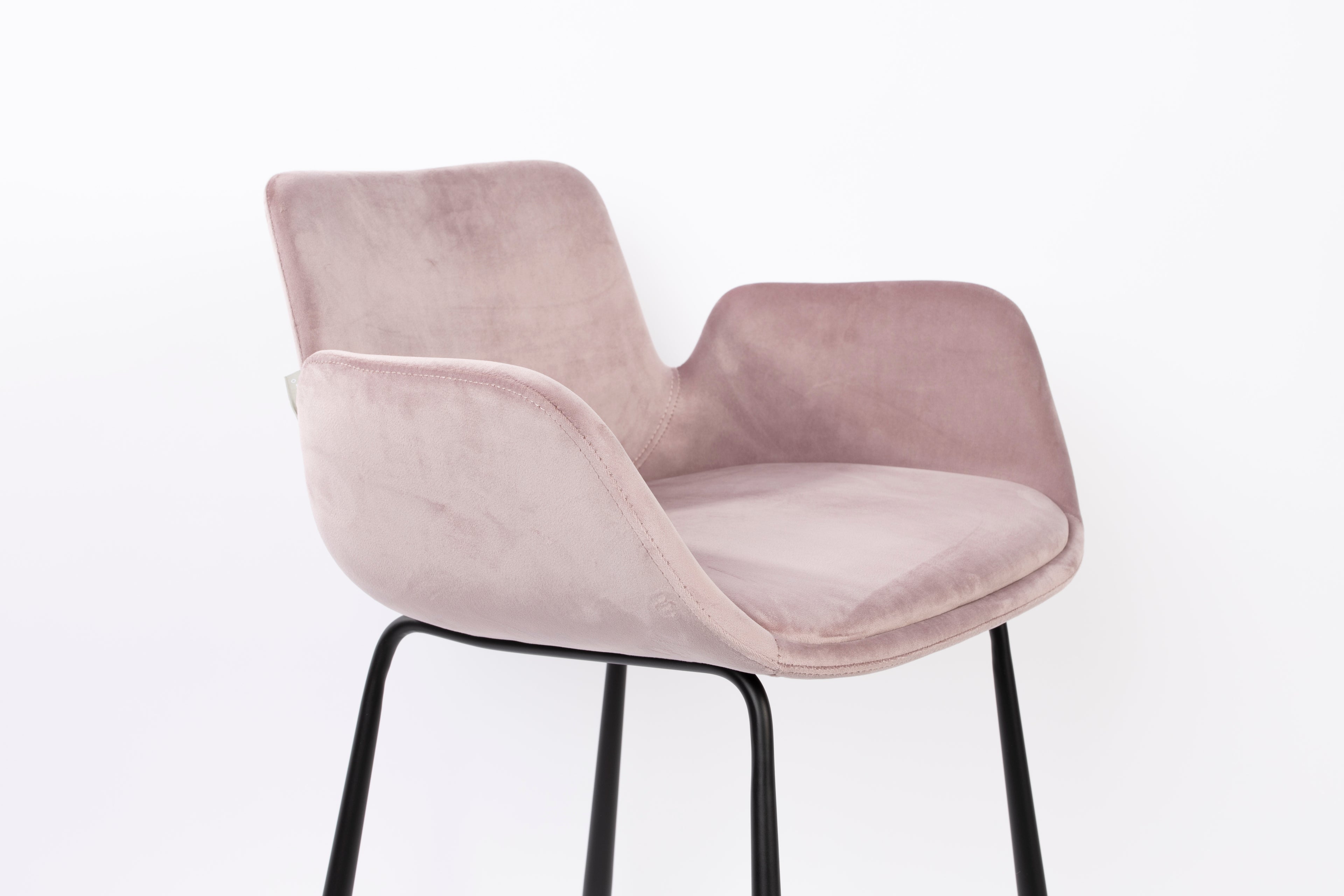 Brit - Bar & Counter Stool - Polyester - Pink