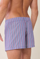 Caleçon À Rayures Tricolores En Coton - Jacques Rayures Tricolores