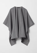 Calentador de cuello estilo babero St Loke Cape - Gris - Mujer