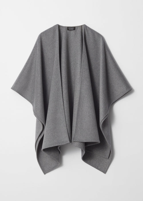 Calentador de cuello estilo babero St Loke Cape - Gris - Mujer