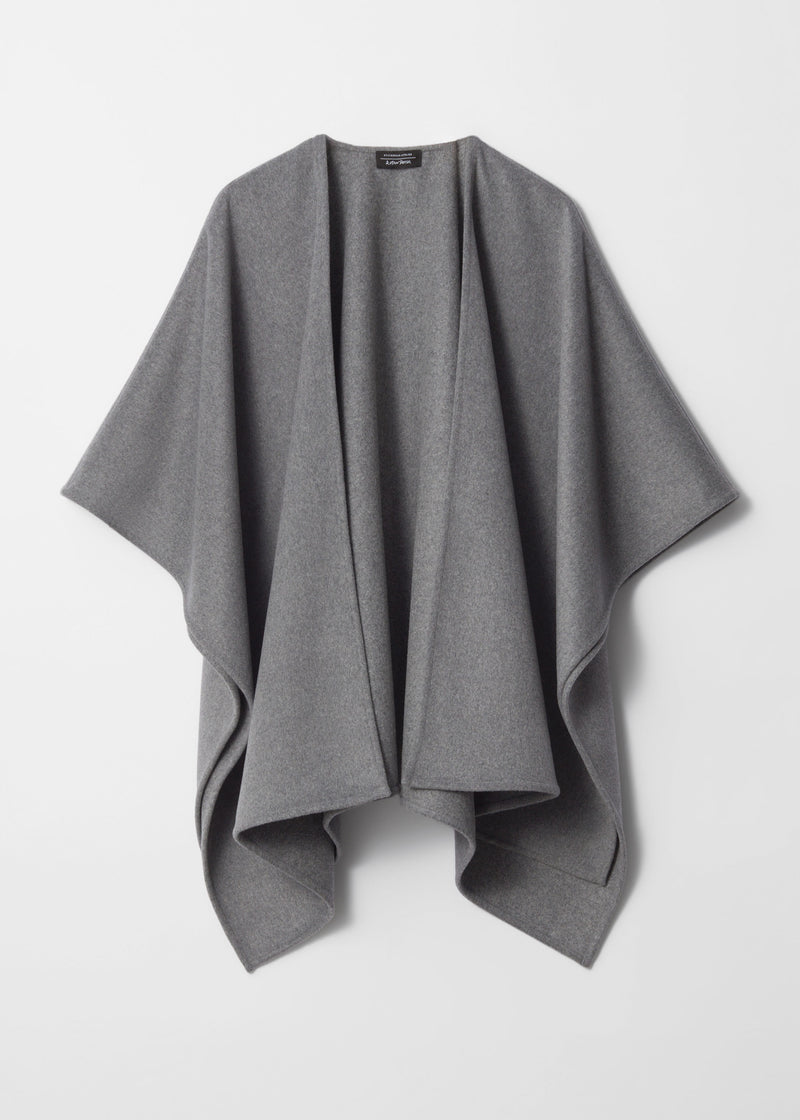 Calentador de cuello estilo babero St Loke Cape - Gris - Mujer
