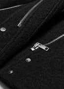 Jacket St Jodie Wool Biker Jkt - Black - Women