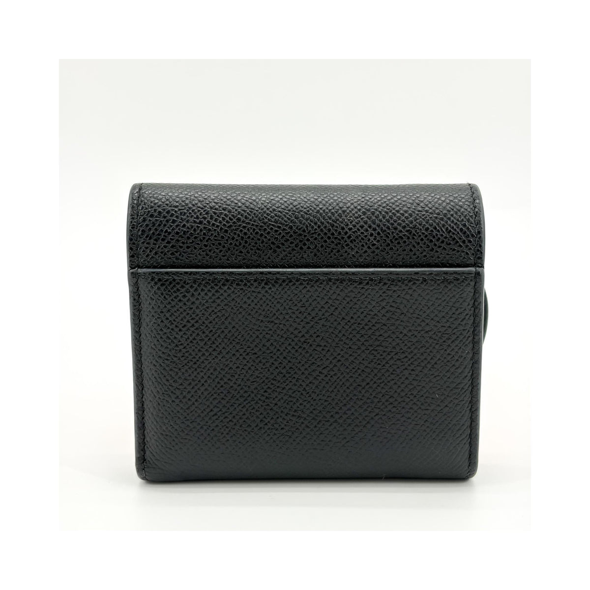 Portefeuille Christian Dior Saddle Lotus Mini Cuir - Noir