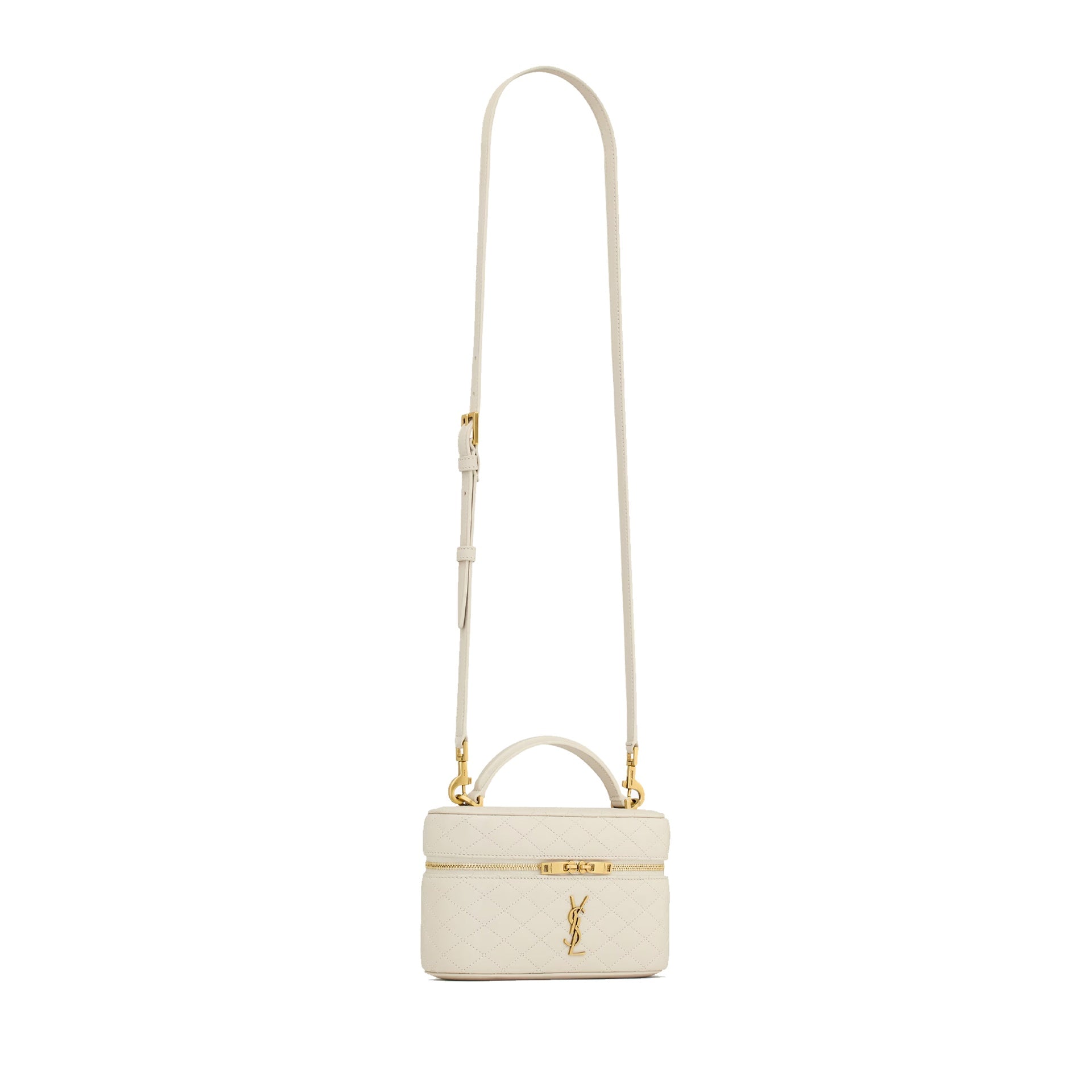 Saint Laurent - Bolso Vanity Gaby - Mujeres - Crema