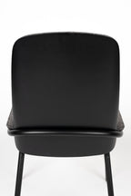 Clip - Dining Room Chair - Fabric - Black/Grey